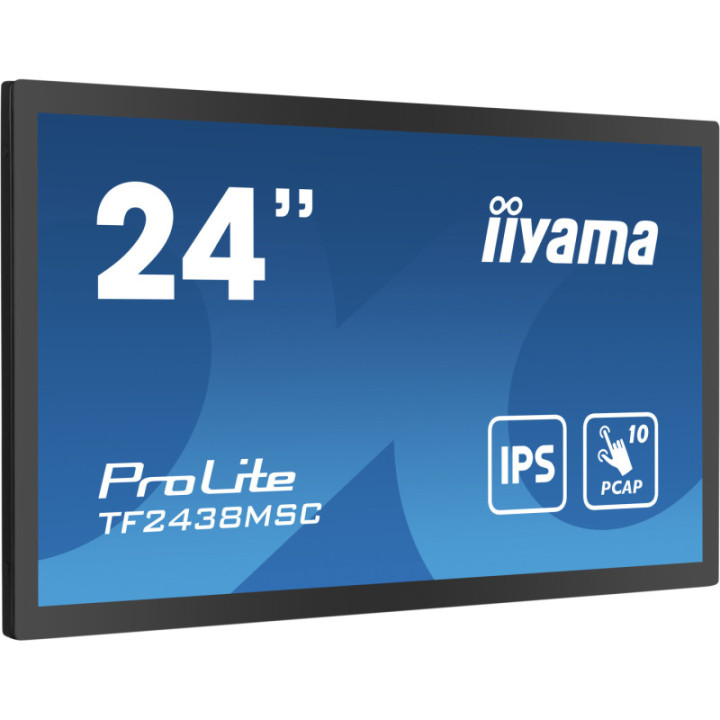 Iiyama 24" PCAP 10P Touch BLACK TF2438MSC-B1