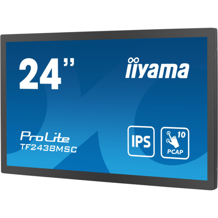 Iiyama 24" PCAP 10P Touch BLACK TF2438MSC-B1