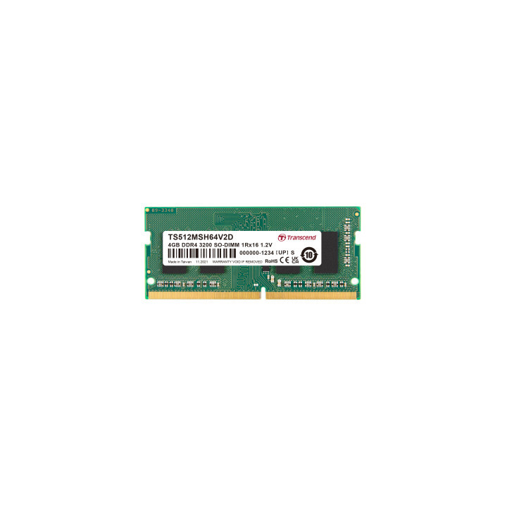 DDR4 SODIMM 4GB 3200Mhz Transcend
