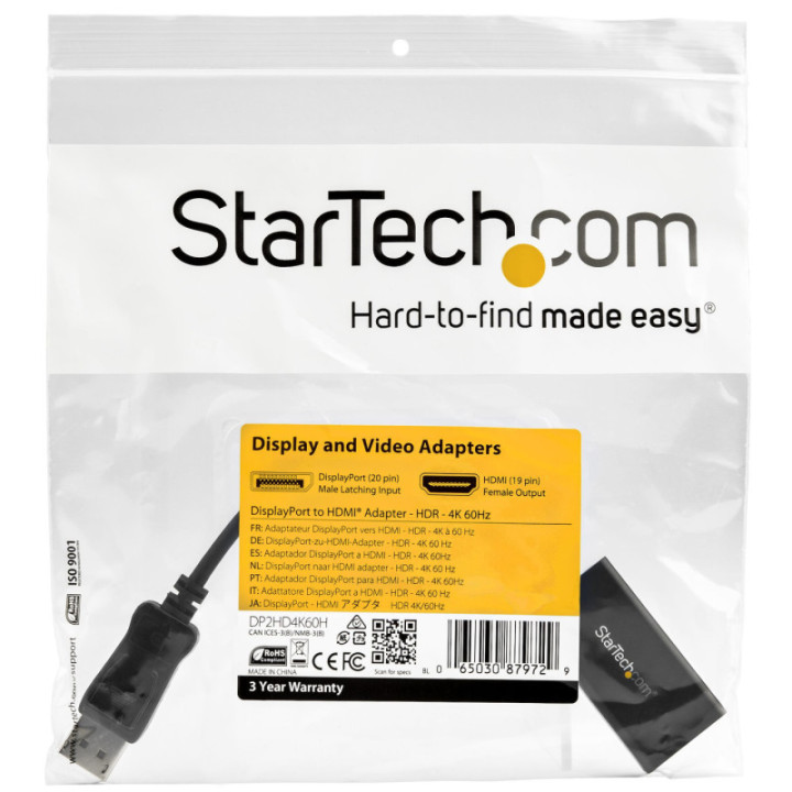 Adap. StarTech Displayport HDMI