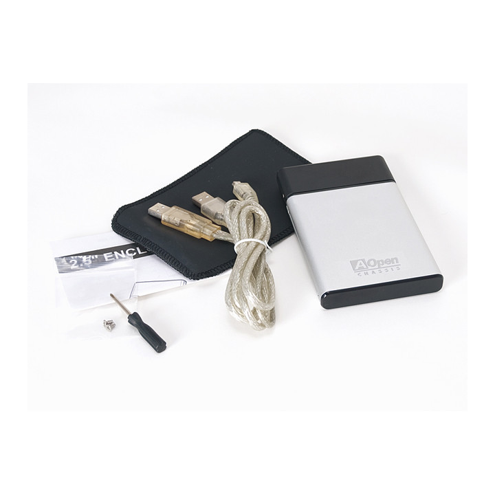 AOPEN CAJA EXTERNA USB HDD 2,5" BLACK