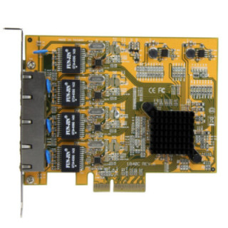 Tarjeta PCIe 4*RJ45  Startech ST1000SPEX43