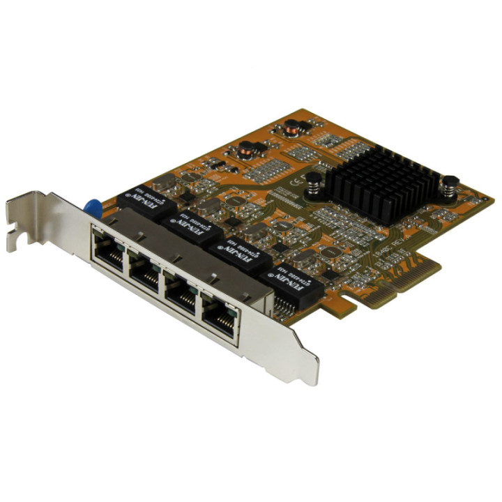 Tarjeta PCIe 4*RJ45  Startech ST1000SPEX43