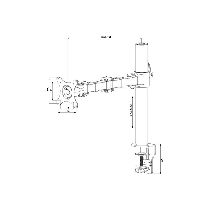 Soporte Iiyama DS1001C-B1 BLACK