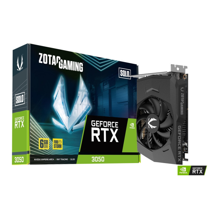 ZOTAC GAMING GEFORCE RTX 3050 6GB SOLO GDDR6, 96bi