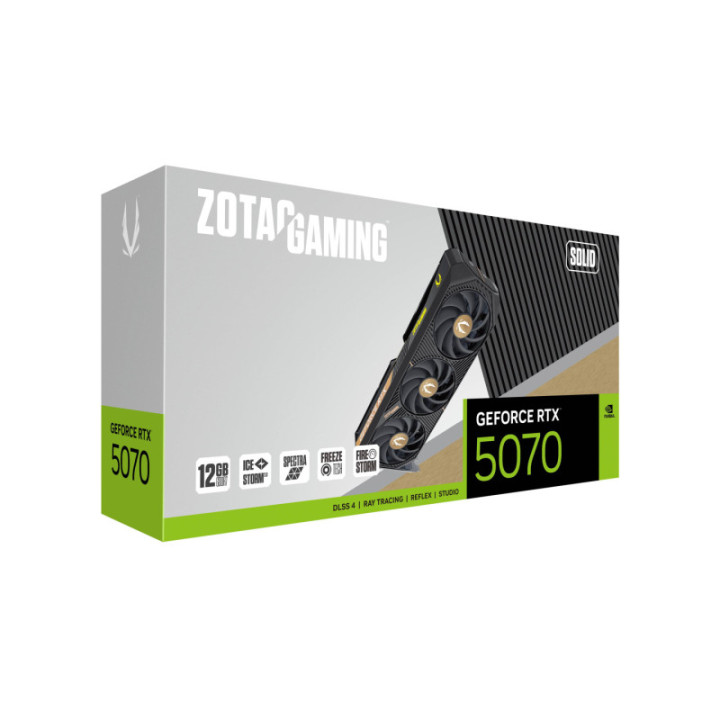 ZOTAC GAMING GeForce RTX 5070 SOLID 12GB GDDR7