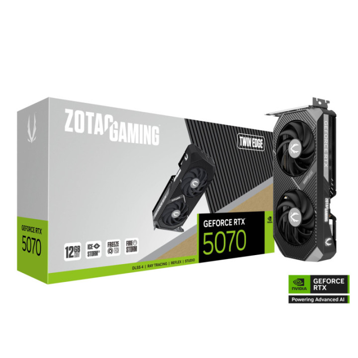 ZOTAC GAMING GeForce RTX 5070 TWIN EDGE 12GB GDDR7