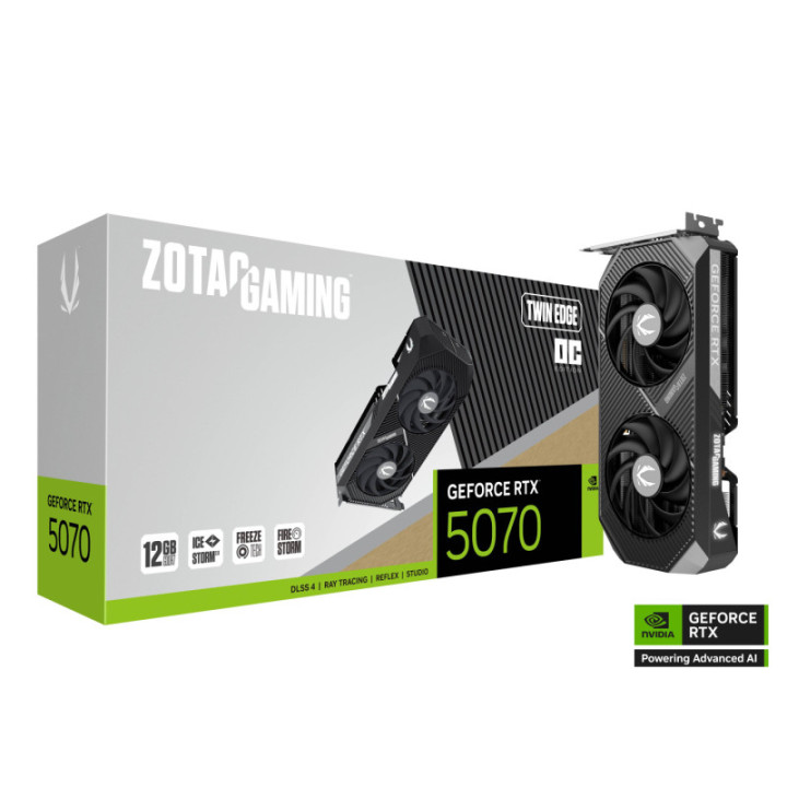 ZOTAC GAMING GeForce RTX 5070 TWIN EDGE OC 12GB GD