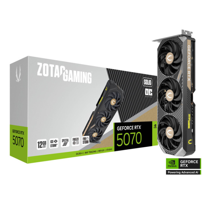 ZOTAC GAMING GeForce RTX 5070 SOLID OC NVIDIA 12Gb