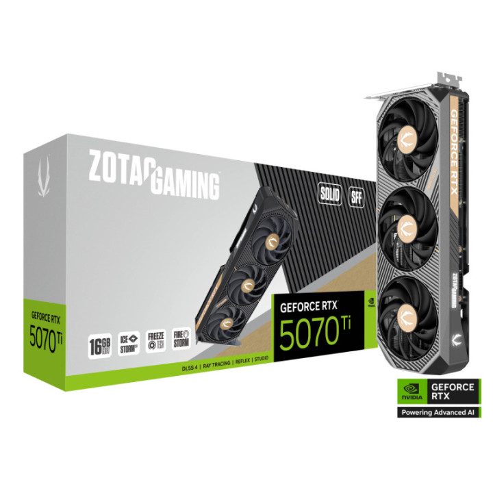 ZOTAC GAMING GeForce RTX 5070 Ti SOLID SFF 16GB GD