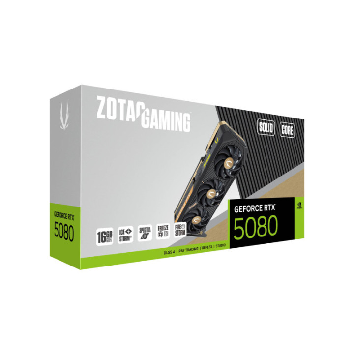 ZOTAC GAMING GeForce RTX 5080 SOLID CORE 16GB GDDR