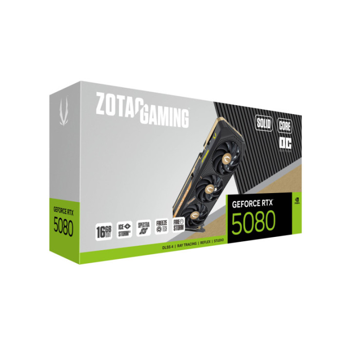 ZOTAC GAMING GeForce RTX 5080 SOLID CORE OC 16GB G