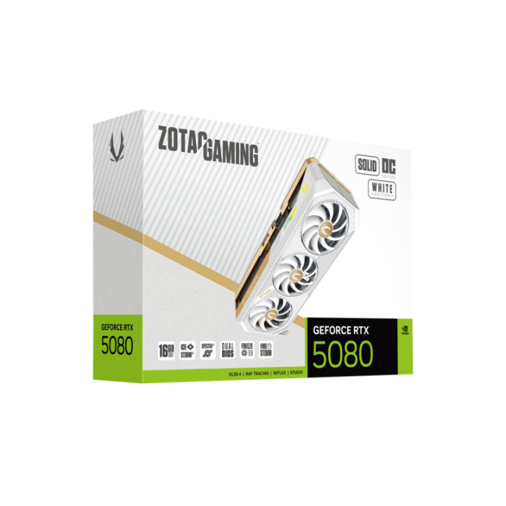 ZOTAC GAMING GeForce RTX 5080 SOLID OC WHITE ED 16