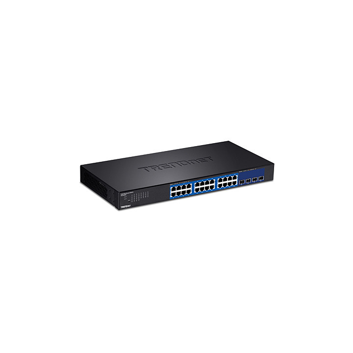 24-Port Gigabit Web Smart with 4 x 10G SFP+ slots