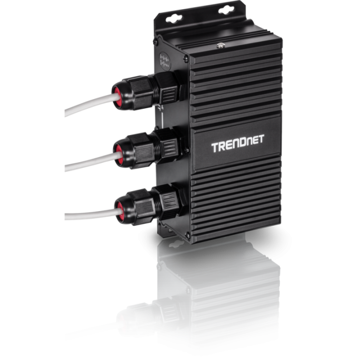 2-Port Industrial Outdoor Gigabit UPoE Extender