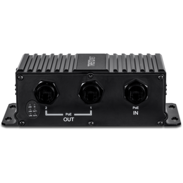 2-Port Industrial Outdoor Gigabit UPoE Extender