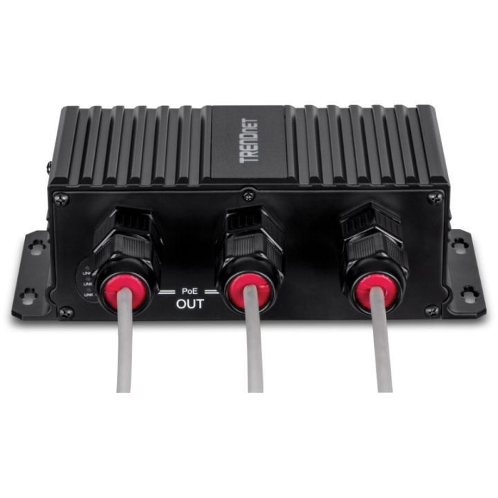 2-Port Industrial Outdoor Gigabit UPoE Extender