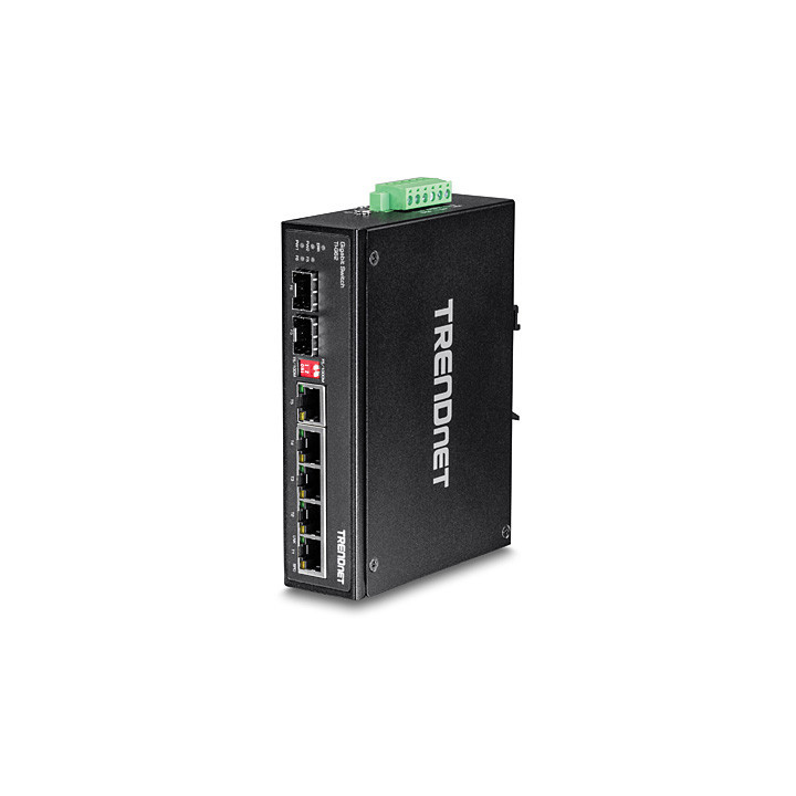 6-port hardened Industrial Gigabit Switch (5 Gigab