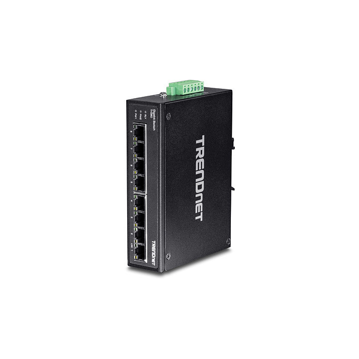 8-port hardened Industrial Gigabit Switch