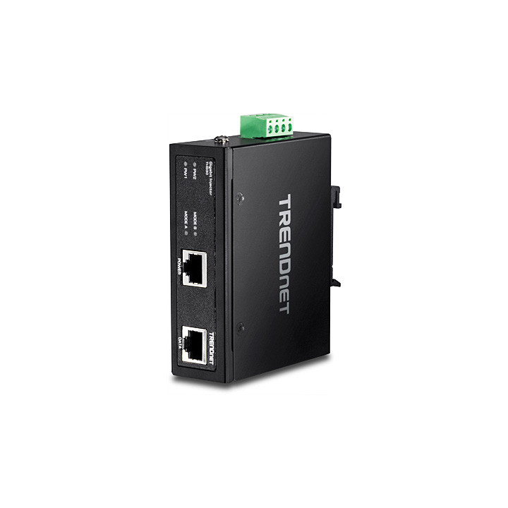 Hardened Industrial Gigabit PoE+ Injector