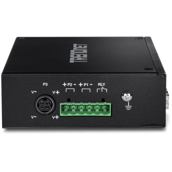6-port hardened Industrial Gigabit PoE+ Switch (5