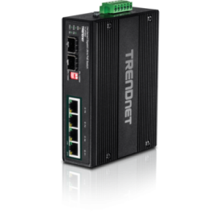 6-port hardened Industrial Gigabit Ultra PoE+ Swit