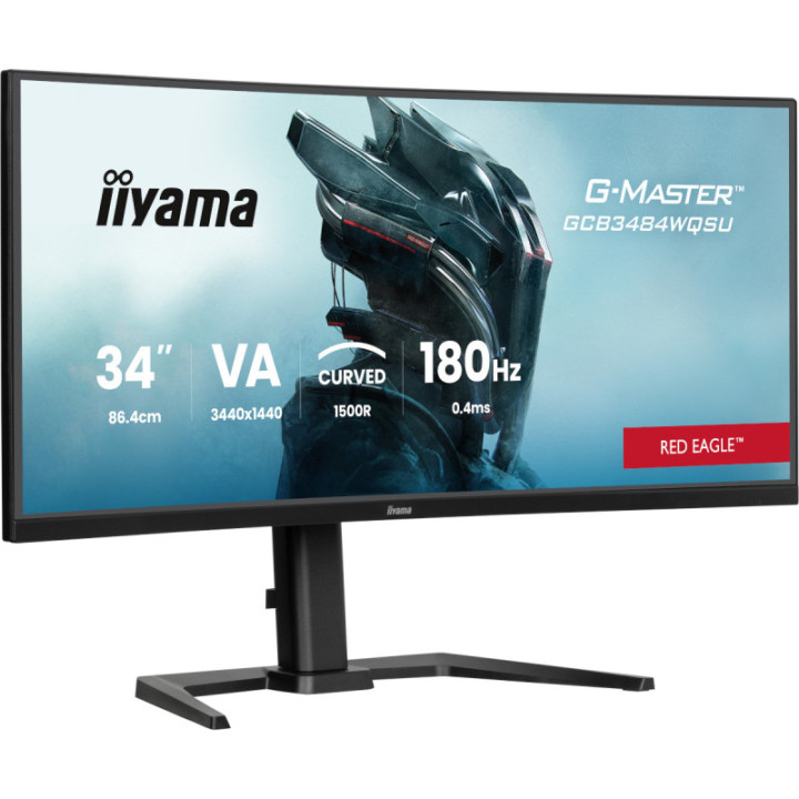 Iiyama 34" Red Eagle Curved GCB3484WQSU-B1