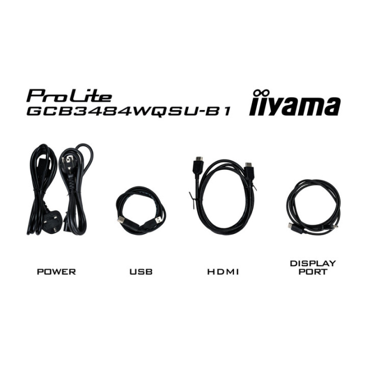 Iiyama 34" Red Eagle Curved GCB3484WQSU-B1