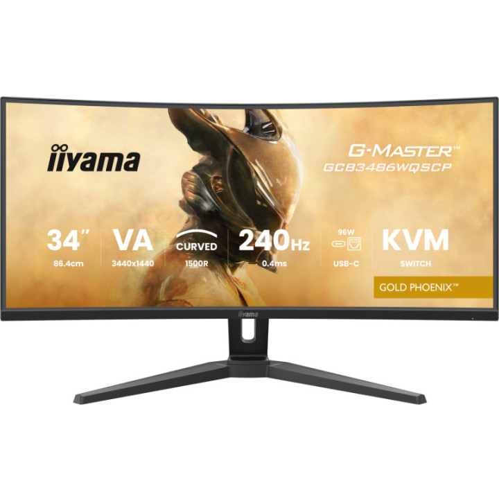Iiyama 34" Gaming Gold Phoenix GCB3486WQSCP-B1