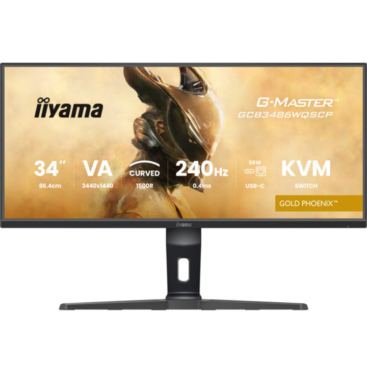 Iiyama 34" Gaming Gold Phoenix GCB3486WQSCP-B1