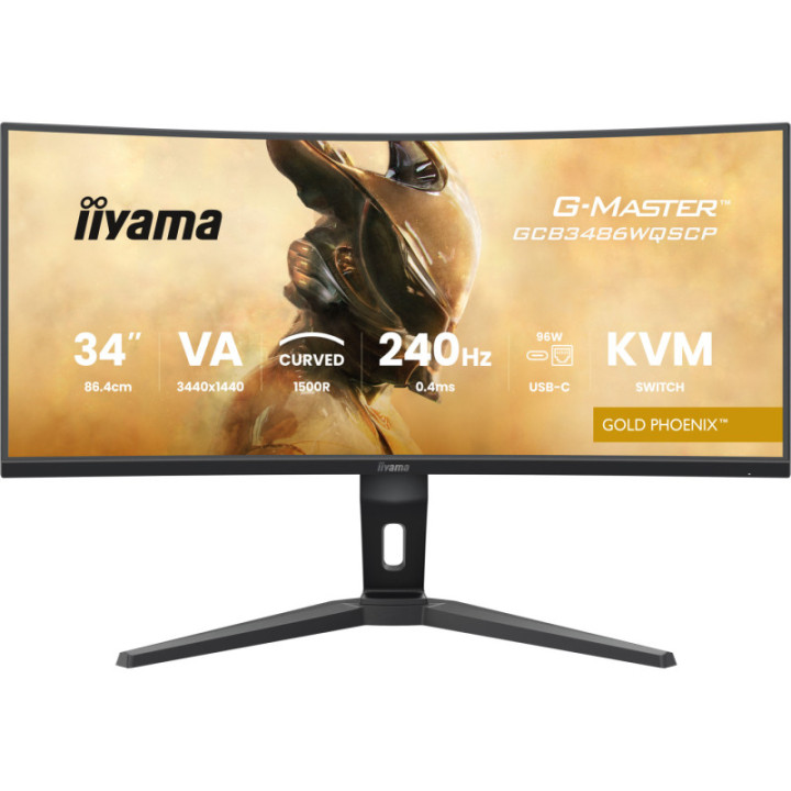 Iiyama 34" Gaming Gold Phoenix GCB3486WQSCP-B1
