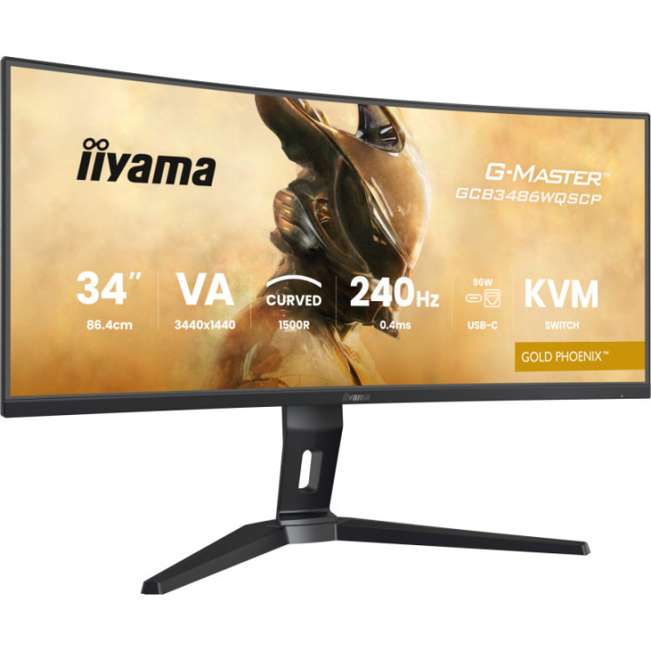 Iiyama 34" Gaming Gold Phoenix GCB3486WQSCP-B1