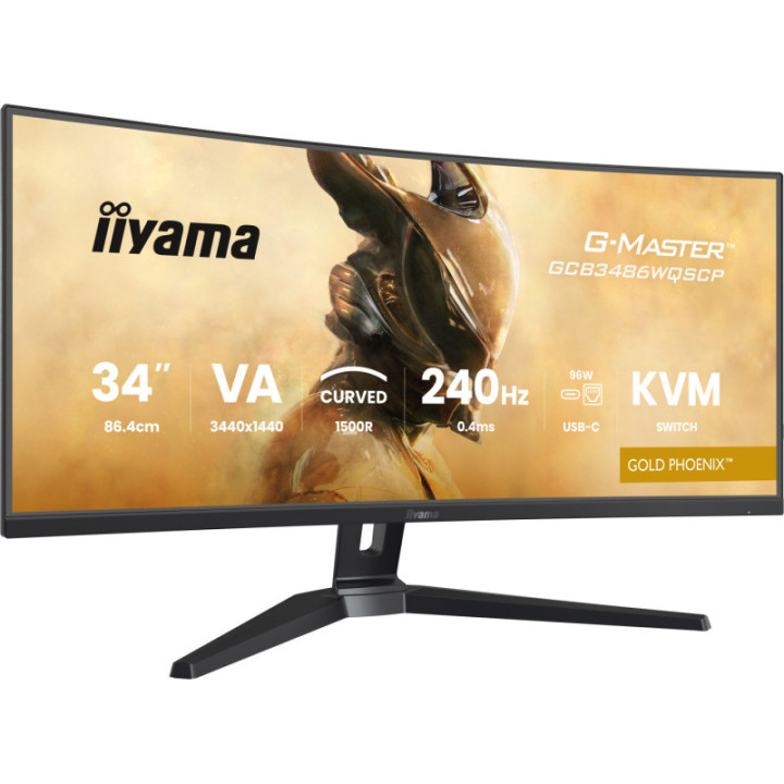 Iiyama 34" Gaming Gold Phoenix GCB3486WQSCP-B1