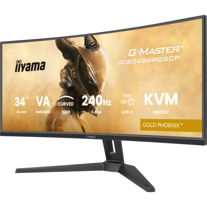 Iiyama 34" Gaming Gold Phoenix GCB3486WQSCP-B1