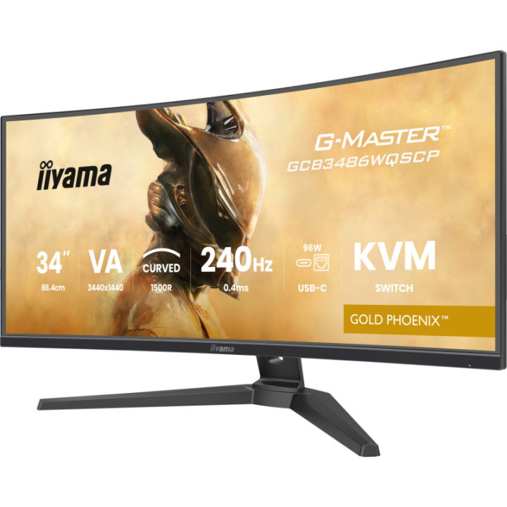 Iiyama 34" Gaming Gold Phoenix GCB3486WQSCP-B1