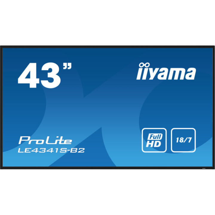 Iiyama 43" LCD FHD BLACK LE4341S-B2