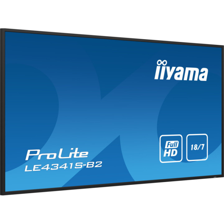 Iiyama 43" LCD FHD BLACK LE4341S-B2