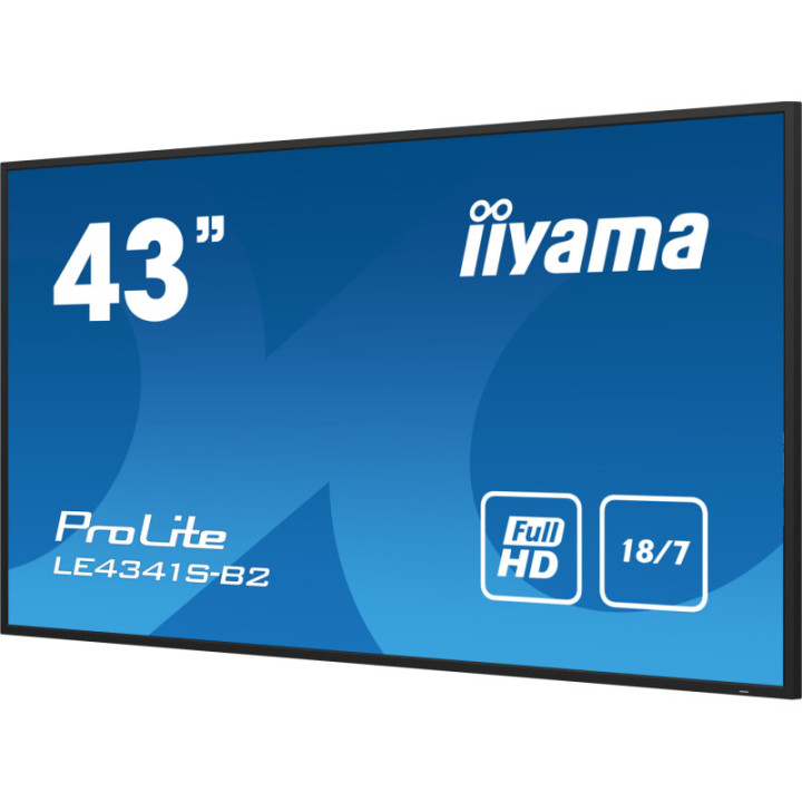 Iiyama 43" LCD FHD BLACK LE4341S-B2