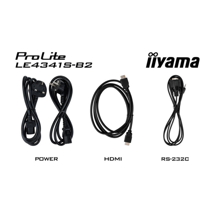 Iiyama 43" LCD FHD BLACK LE4341S-B2