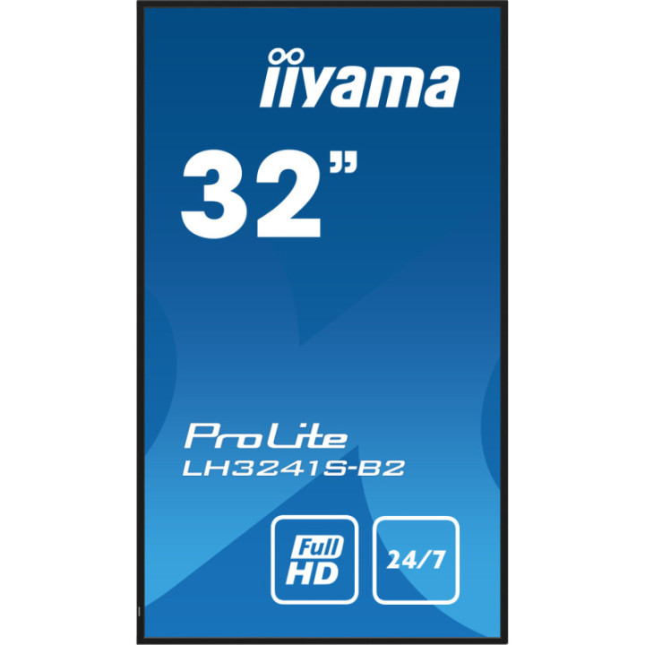 Iiyama 32" LCD FHD BLACK LH3241S-B2