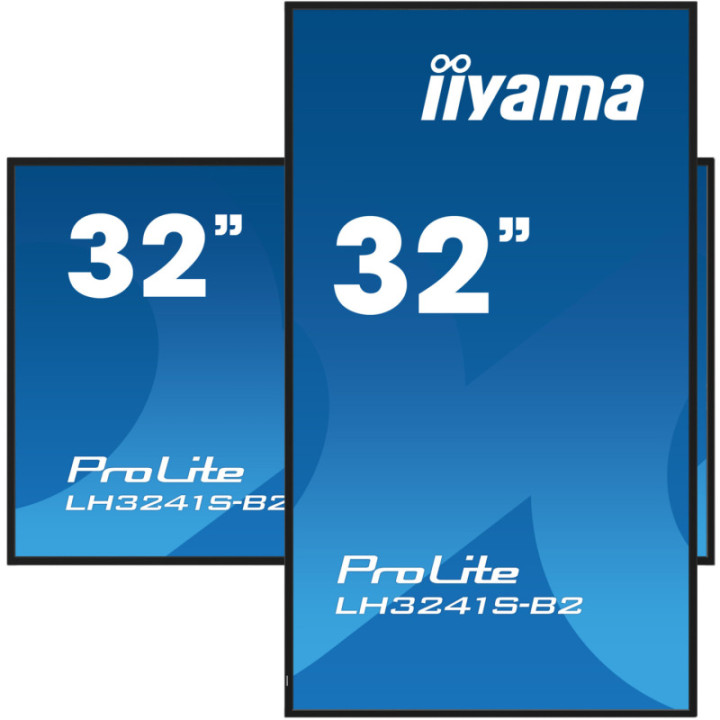Iiyama 32" LCD FHD BLACK LH3241S-B2