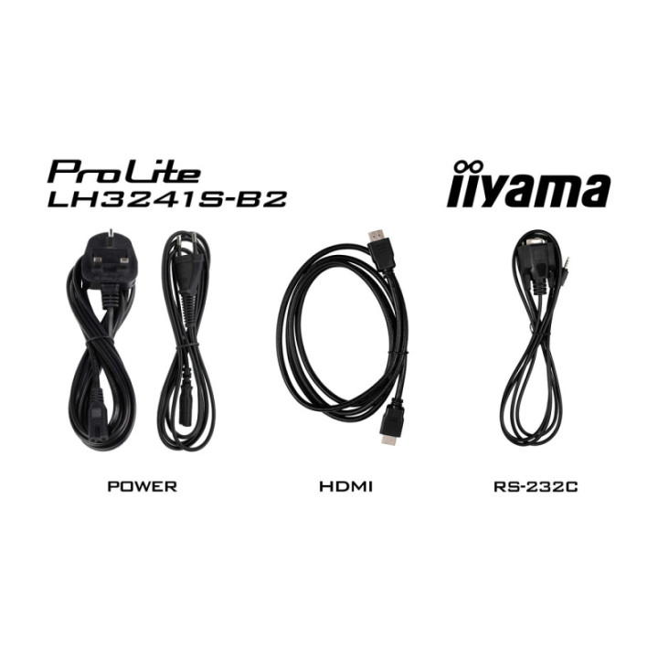 Iiyama 32" LCD FHD BLACK LH3241S-B2