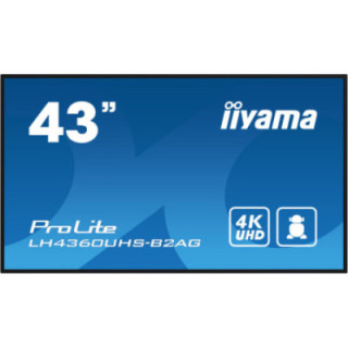 Iiyama 43" LCD UHD BLACK LH4360UHS-B2AG