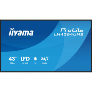 Iiyama 43" LCD UHD BLACK LH4364UHS-B1AG