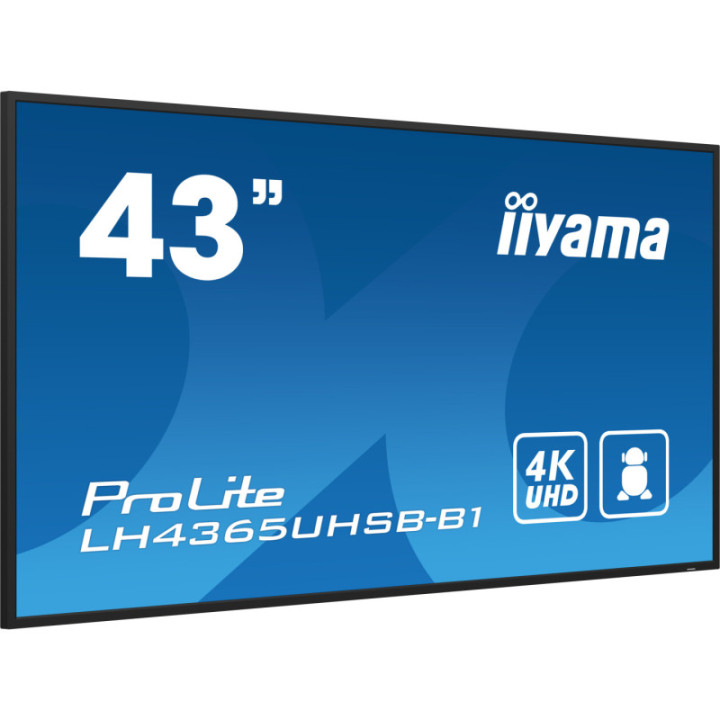 Iiyama 43" LCD UHD LH4365UHSB-B1