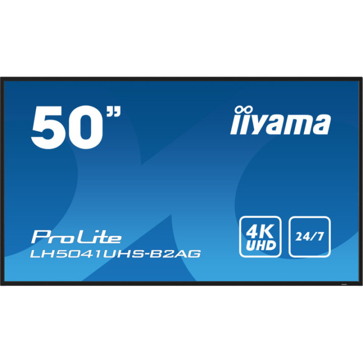 Iiyama 50" LCD UHD BLACK LH5041UHS-B2AG