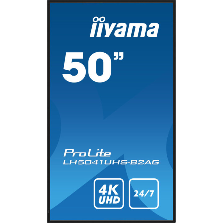 Iiyama 50" LCD UHD BLACK LH5041UHS-B2AG
