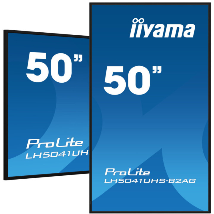 Iiyama 50" LCD UHD BLACK LH5041UHS-B2AG