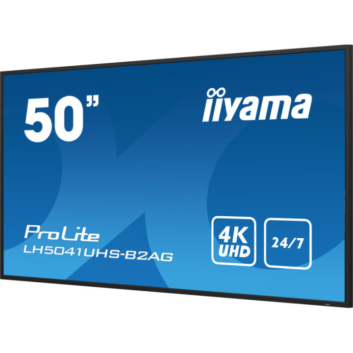Iiyama 50" LCD UHD BLACK LH5041UHS-B2AG