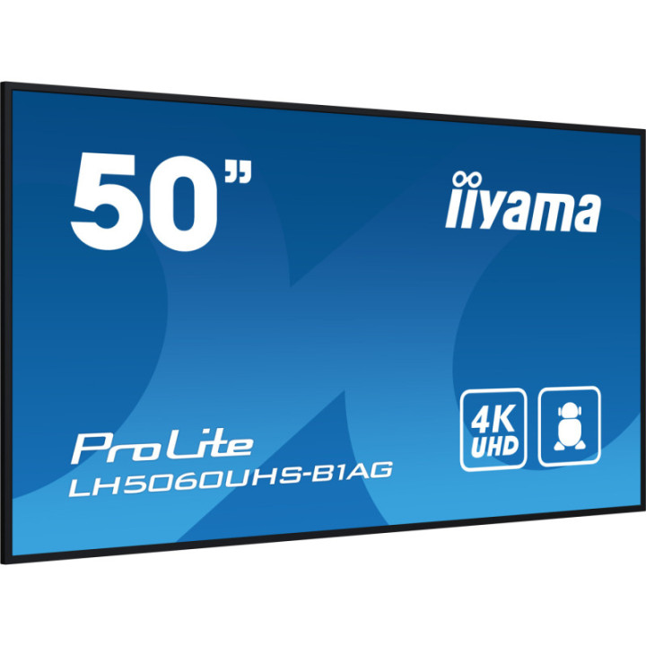 Iiyama 50" LCD UHD BLACK LH5060UHS-B1AG